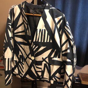 Lafayette 148 Blue & White Jacket